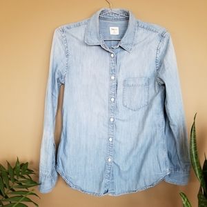 Gap Small Denim Button Down Shirt